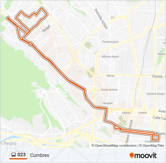 023 bus Line Map