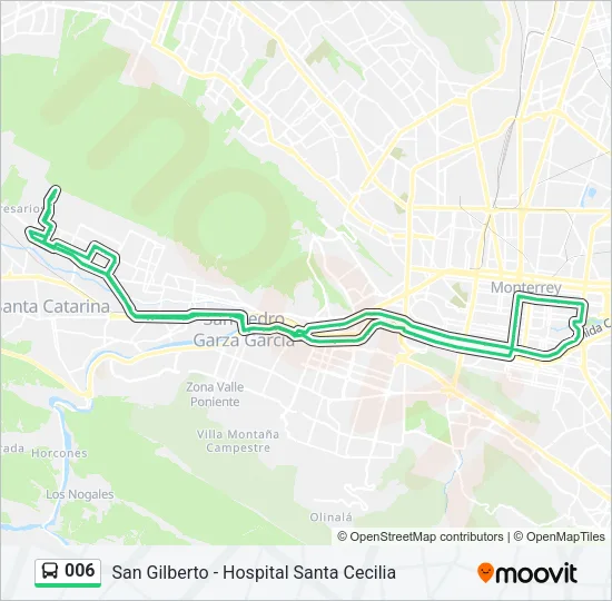 006 Bus Line Map