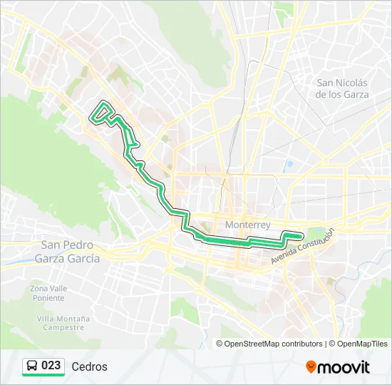 023 Bus Line Map