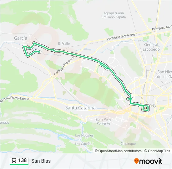 138 Bus Line Map