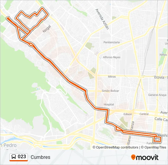 023 Bus Line Map