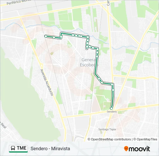 TME Bus Line Map