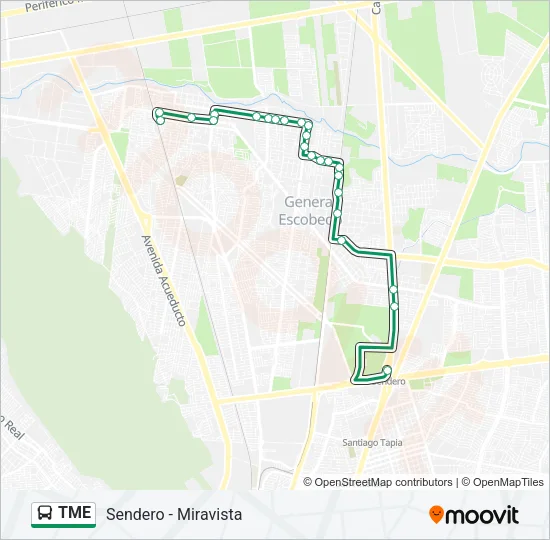 TME Bus Line Map
