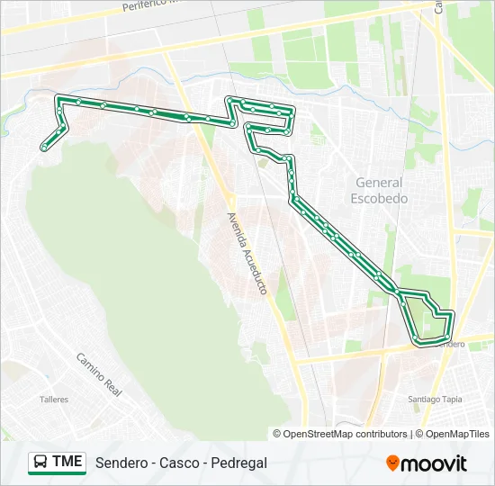 TME Bus Line Map
