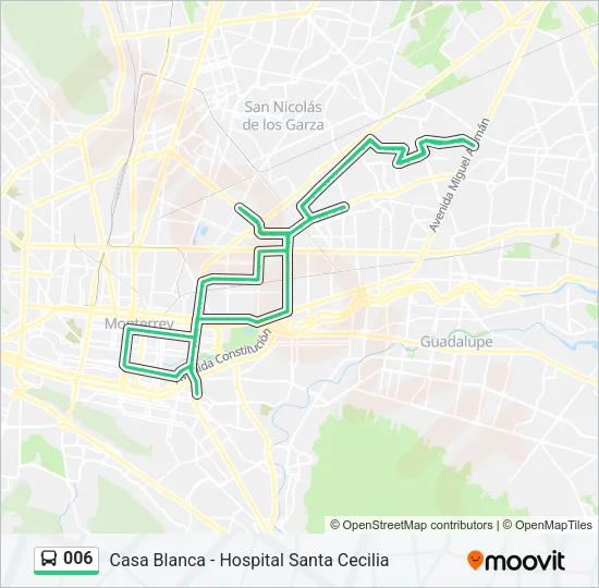 006 Bus Line Map