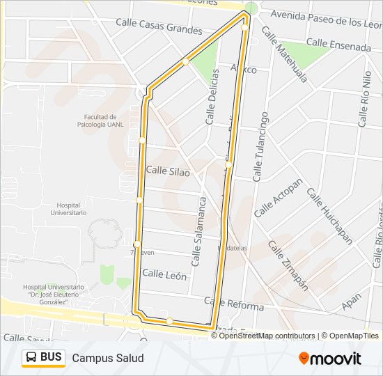 BUS Line Map