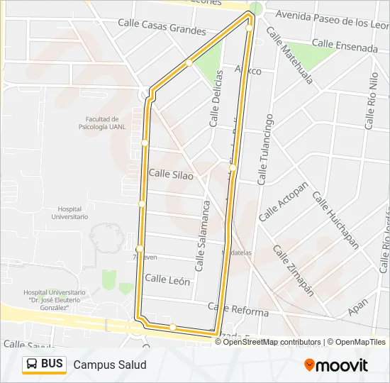 BUS Line Map