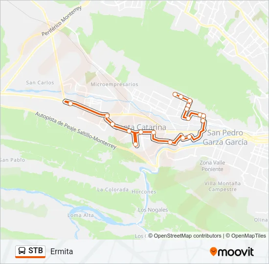 STB Bus Line Map