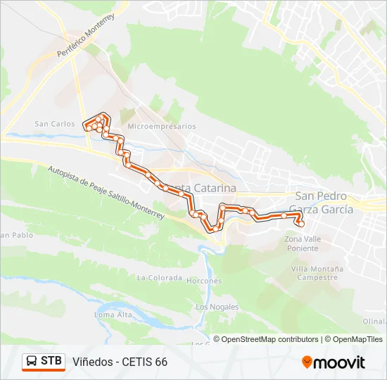 STB Bus Line Map