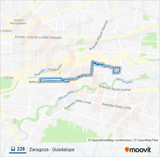 228 Bus Line Map