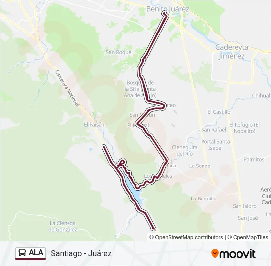 ALA Bus Line Map