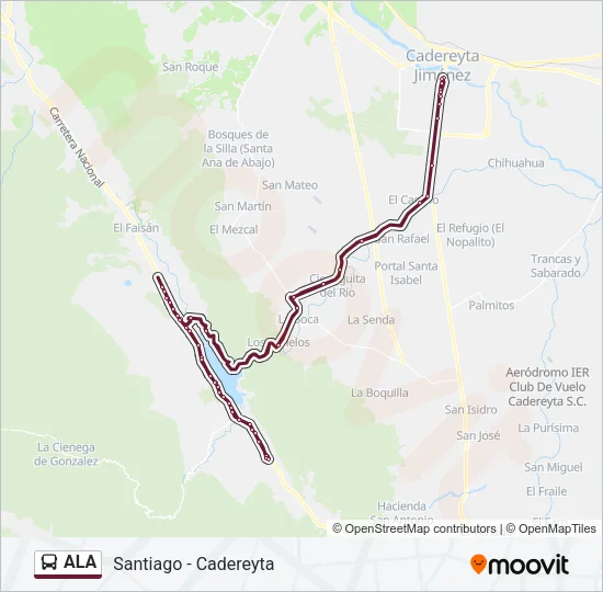 ALA Bus Line Map
