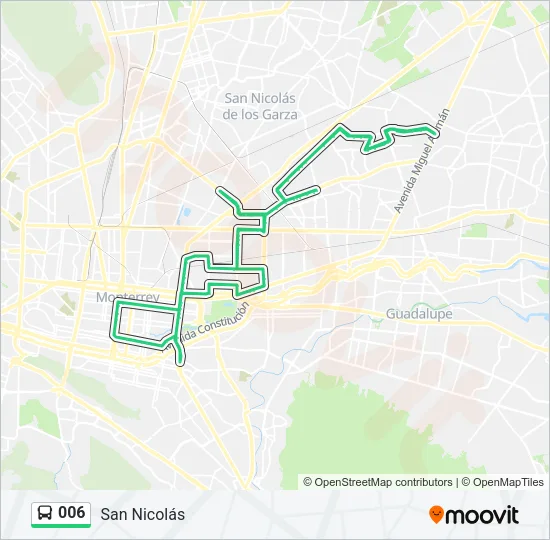 006 Bus Line Map