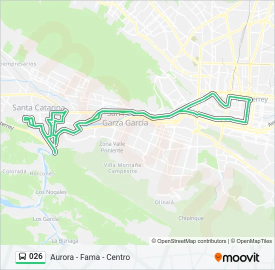 026 Bus Line Map