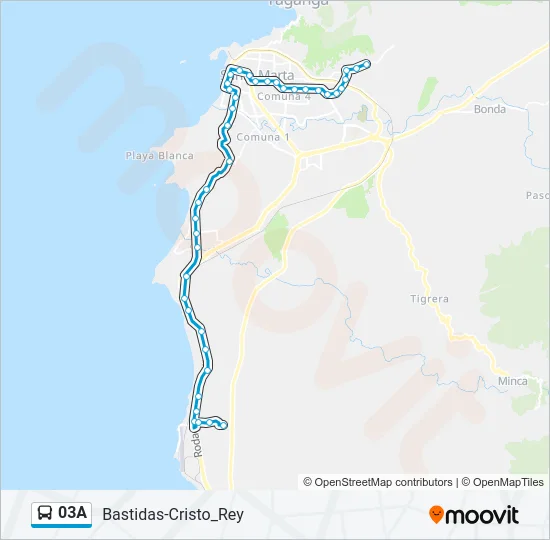 03A Bus Line Map
