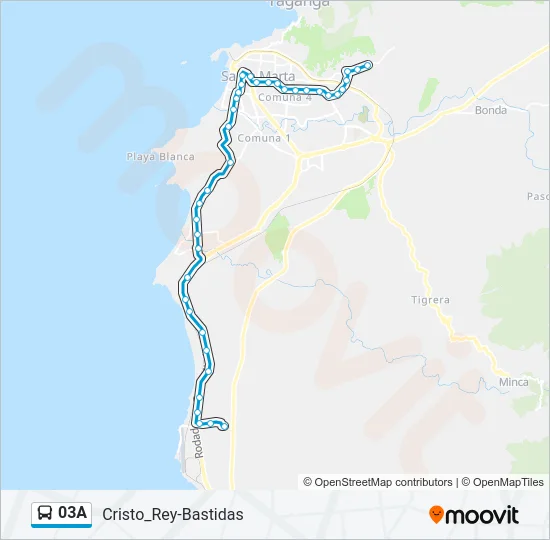 03A Bus Line Map