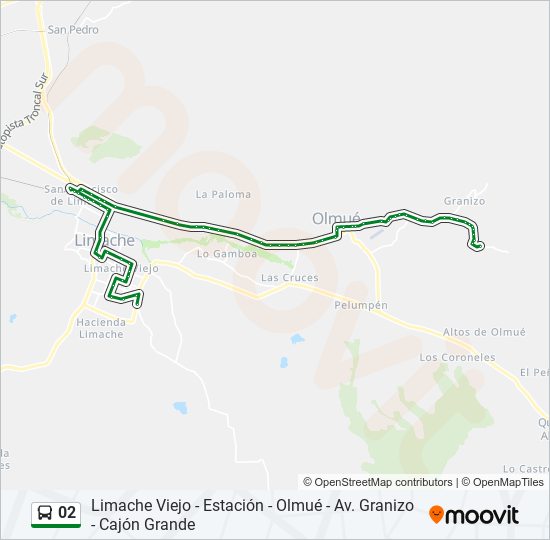 02 bus Line Map