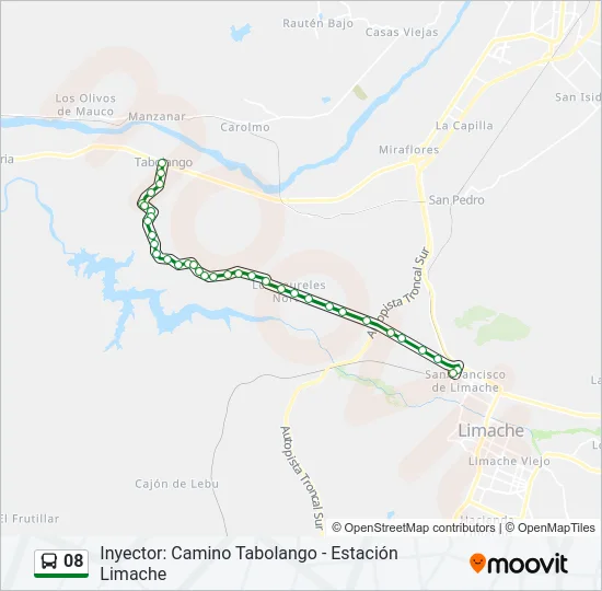 08 Bus Line Map