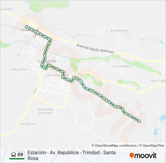 09 Bus Line Map