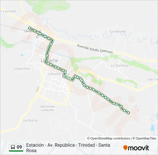 09 Bus Line Map