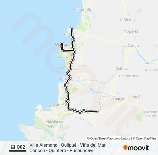 Q02 Bus Line Map