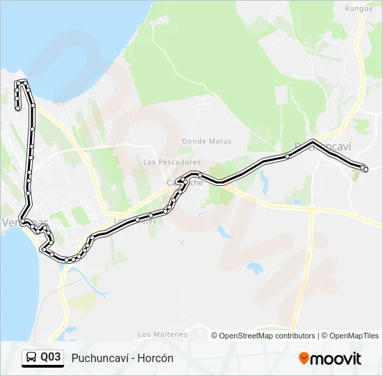 Q03 Bus Line Map