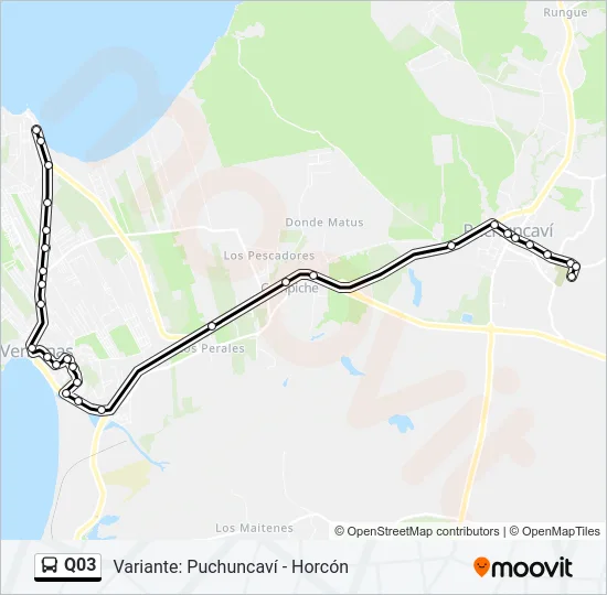 Q03 Bus Line Map