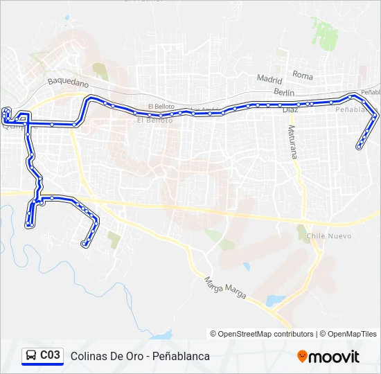 C03 Bus Line Map