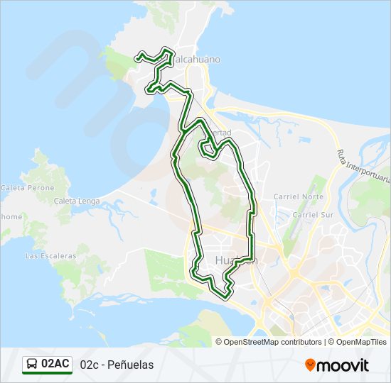 02AC Bus Line Map