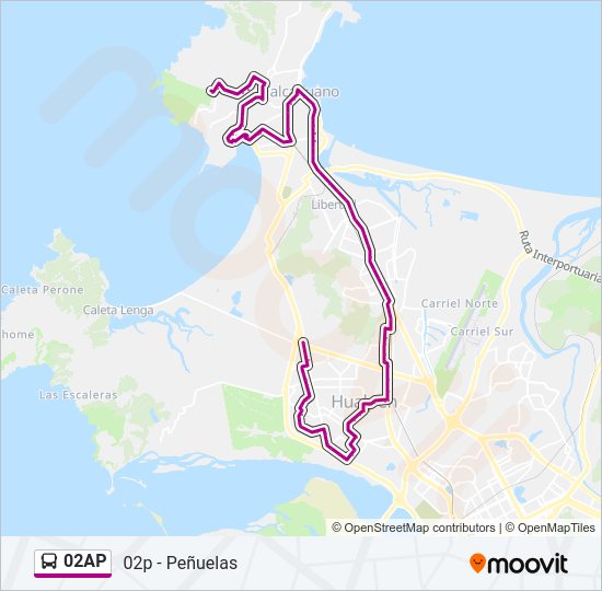 02AP Bus Line Map