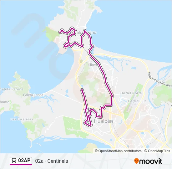 02AP Bus Line Map