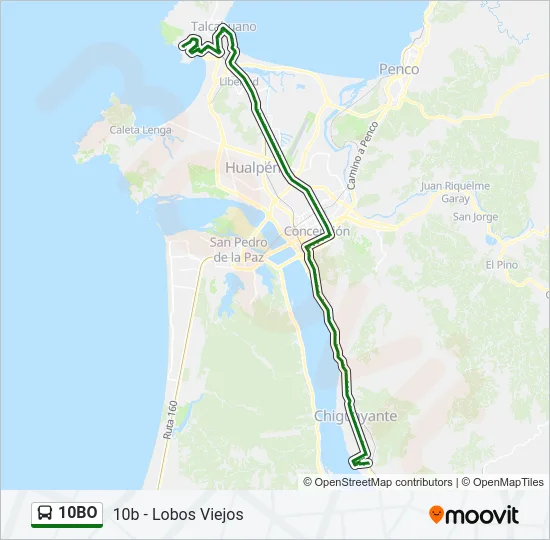 10BO Bus Line Map