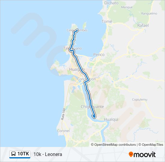 10TK Bus Line Map