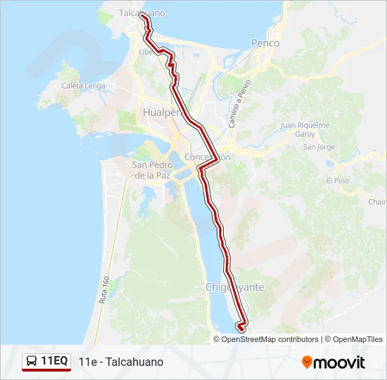 11EQ Bus Line Map