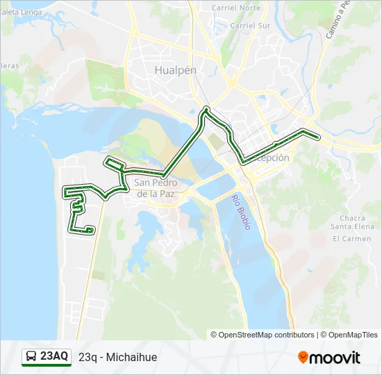 23AQ Bus Line Map