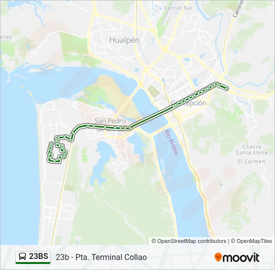 23BS Bus Line Map