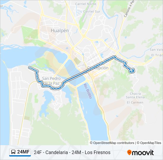 24MF Bus Line Map