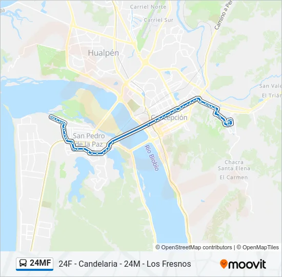 24MF Bus Line Map