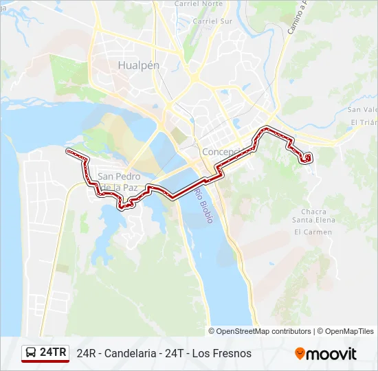 24TR Bus Line Map