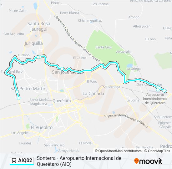 AIQ02 Bus Line Map