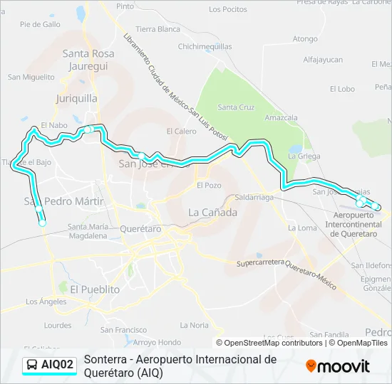 AIQ02 Bus Line Map