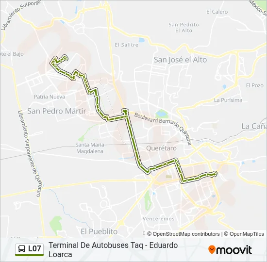 L07 Bus Line Map