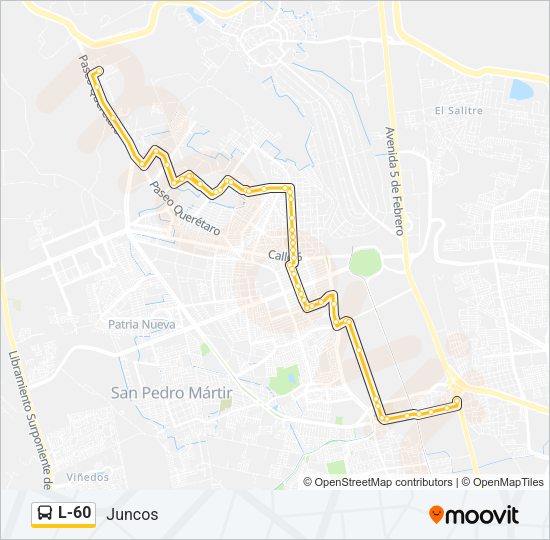 L-60 Bus Line Map