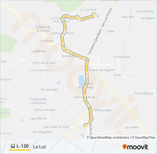 L-120 Bus Line Map