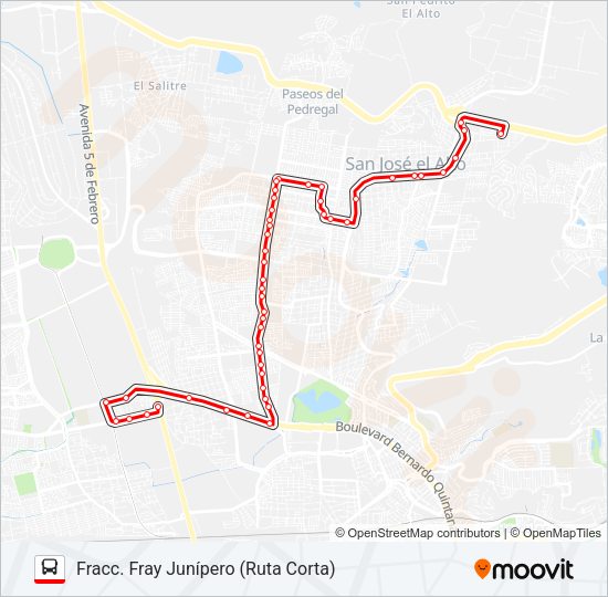 C-21 CORTA Bus Line Map