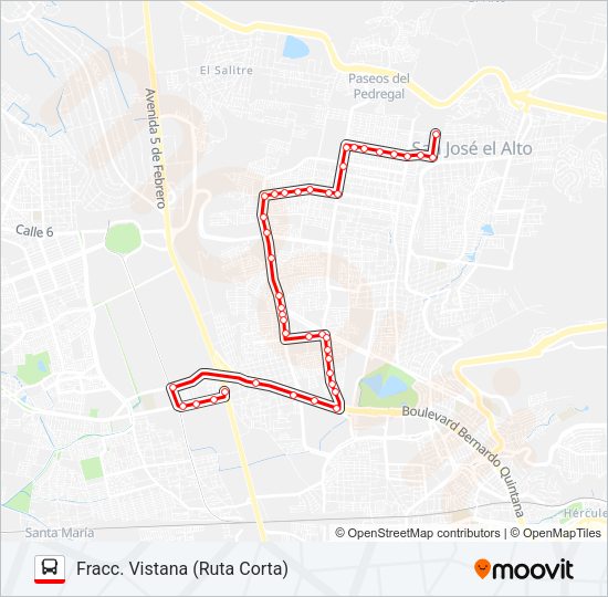 T-03 CORTA Bus Line Map