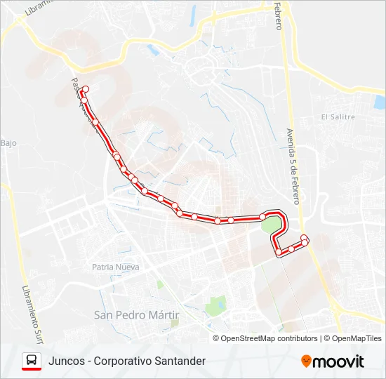 T-06 CORTA Bus Line Map