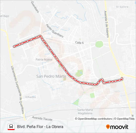 T-09 CORTA Bus Line Map