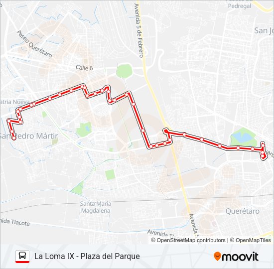 T-13 CORTA Bus Line Map