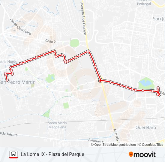 T-13 CORTA Bus Line Map